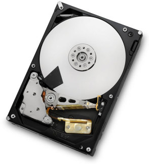 The internal structure of the Ultrastar 7K3000 hard drive