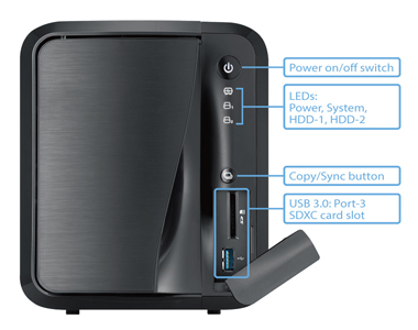 ZyXEL NAS520 Diskless System 2-Bay Personal Cloud Storage