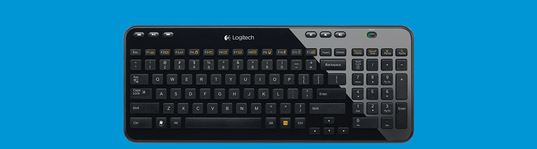 Logitech K360 wireless keyboard