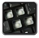 The Adesso® Multimedia Desktop Keyboard 