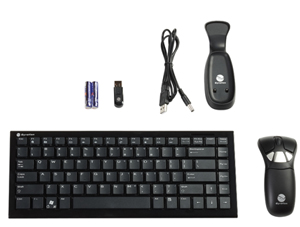 Gyration Air Mouse GO Plus with MotionSense and Compact Keyboard Suite - GYM1100CKNA