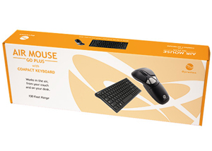 Gyration Air Mouse GO Plus with MotionSense and Compact Keyboard Suite - GYM1100CKNA