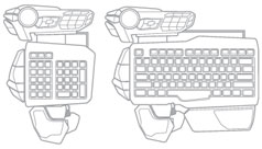 Mad Catz S.T.R.I.K.E. 5 Gaming Keyboard for PC - Modular Configuration A