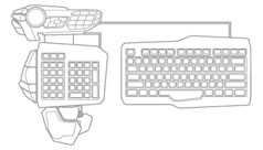 Mad Catz S.T.R.I.K.E. 5 Gaming Keyboard for PC - Modular Configuration B