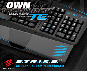 Mad Catz&reg; S.T.R.I.K.E. TE&trade; Mechanical Gaming Keyboard for PC