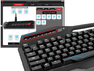 Mad Catz&reg; S.T.R.I.K.E. TE&trade; Mechanical Gaming Keyboard for PC