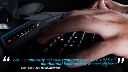 Mad Catz&reg; S.T.R.I.K.E. TE&trade; Mechanical Gaming Keyboard for PC