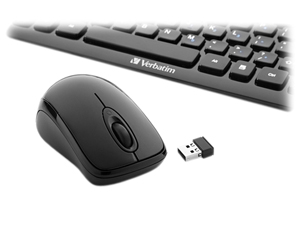 
Wireless Mini Slim Keyboard and Optical Mouse