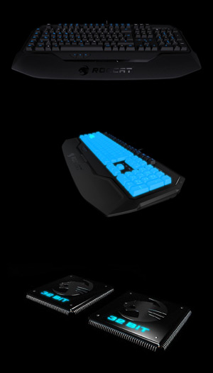 Roccat Ryos Mk Glow Cherry Mx Brown ROCCAT ROC-12-851-BN Ryos MK Pro Mechanical Keyboard with Per-key