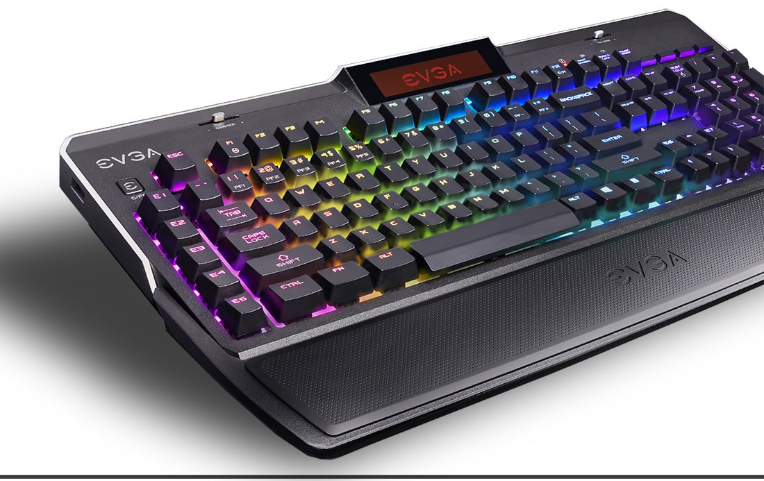 keyboard in colorful right