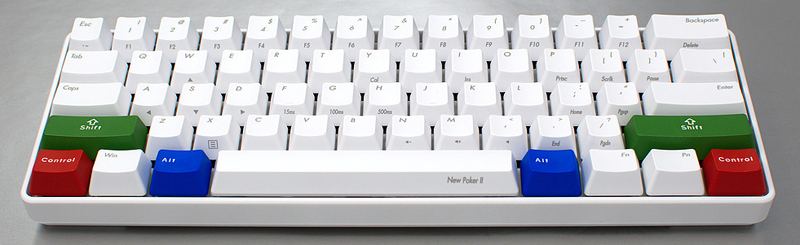 iKBC Poker2 Mechanical Keyboard with Cherry MX Brown Switch, White
