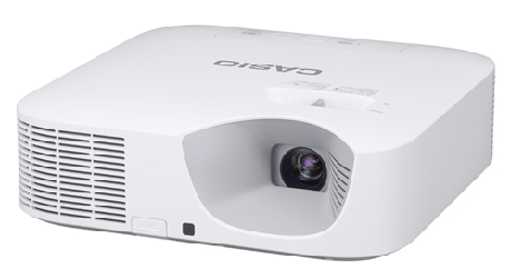 Core XJ-V110W Projector Angled Down to the Left
