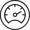 An icon of tachometer   