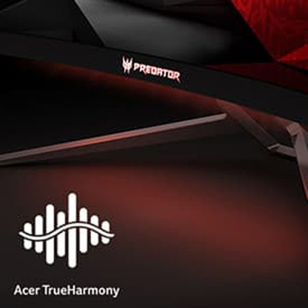 Acer Predator Z35P with Acer TrueHarmony logo