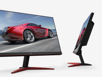 the front and side views of Acer KG281K bmiipx monitors