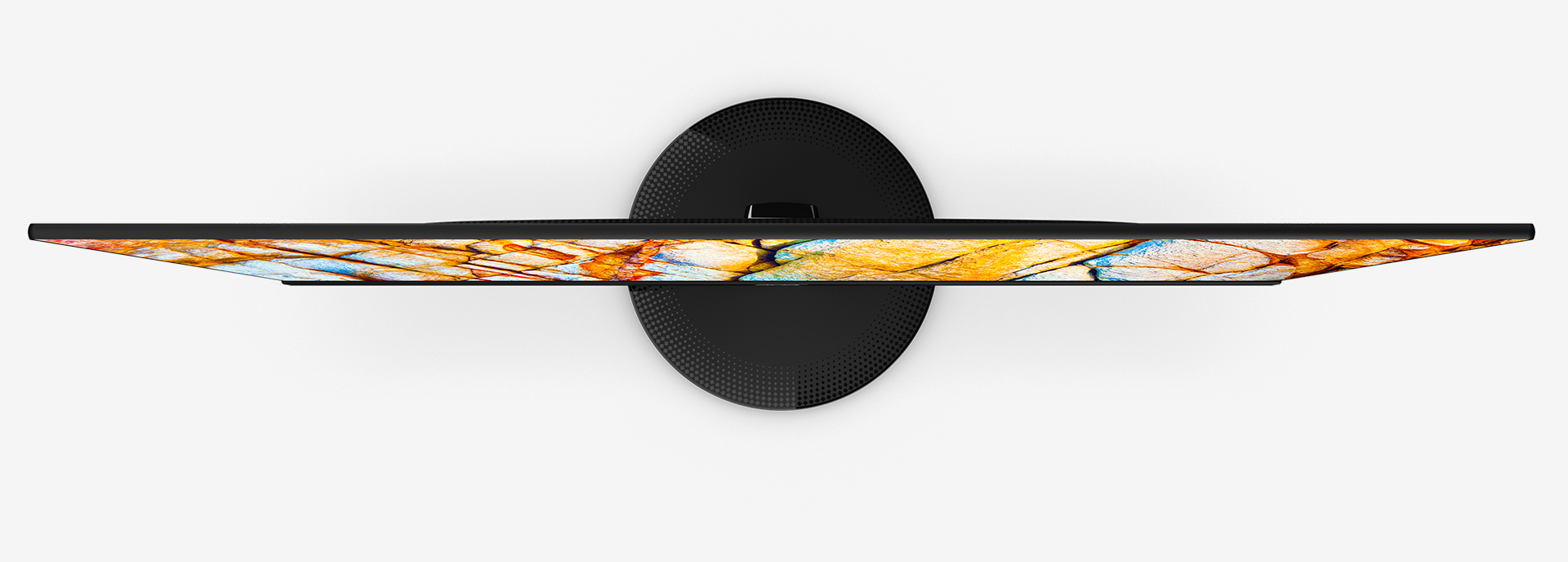 top view of the monitor