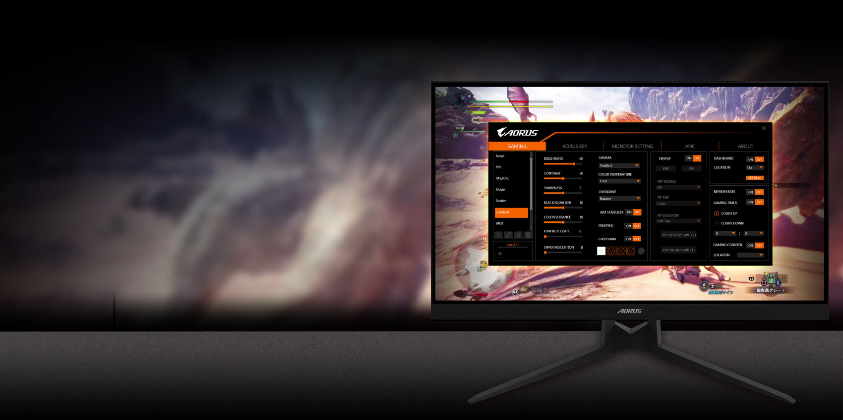 Monitor Gamer 27 Aorus Fi27q-p Qhd 165hz 1ms Hdr Rgb 10bits - KOBY  INVERSIONES