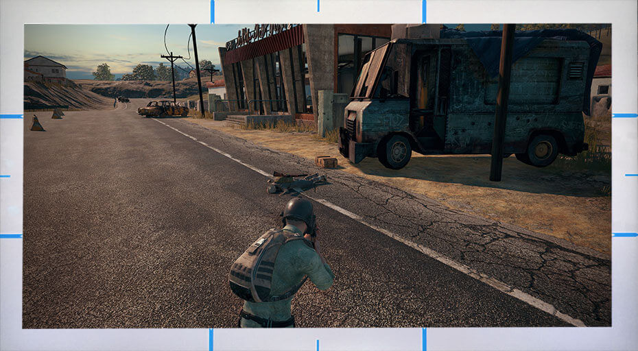 Difference between Aim Stabilizer on and off