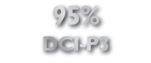 95% DCI-P3 icon