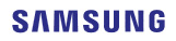 Samsung logo on a white background