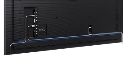 Back of the Samsung Display Angled Away to the Left