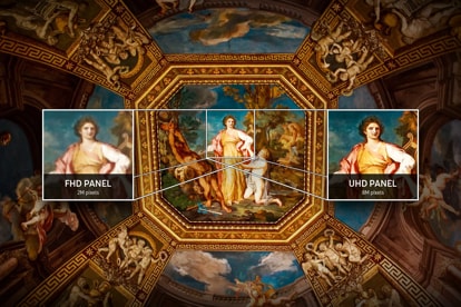 Classic Ceiling Art Being Viewed from below