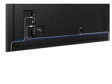 Back of the SAMSUNG QB75R-N Display