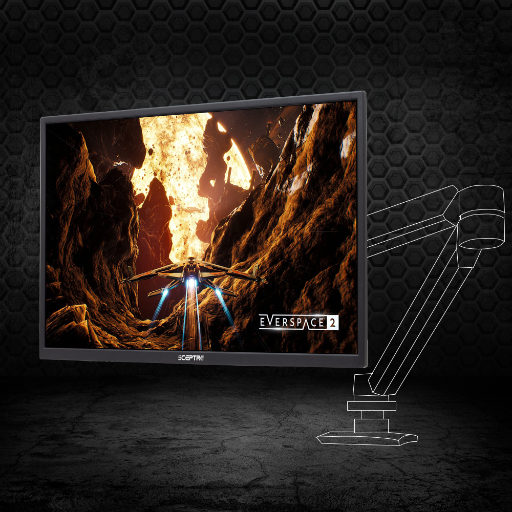 VESA Wall Mountable effect of the monitor
