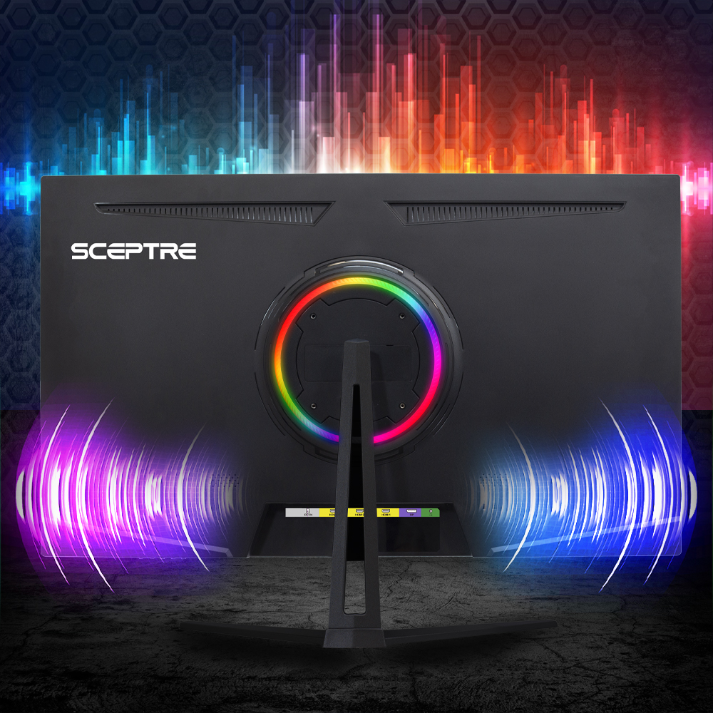 speakers effect of the monitor