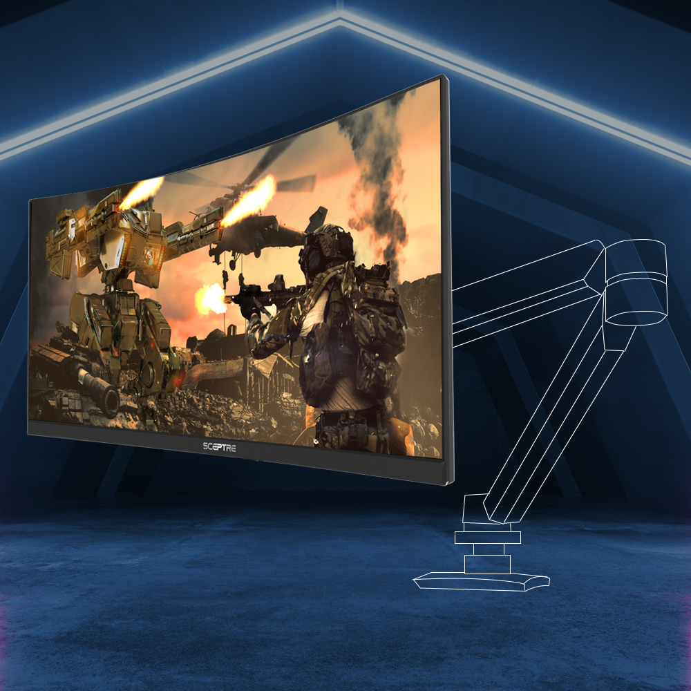 VESA Wall Mountable effect of the monitor