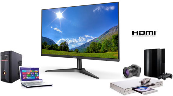 Ecran PC LED AOC 24B1H - B1 Series - 60 Hz 5 ms 23.6 Noir - Ecrans PC -  Achat & prix