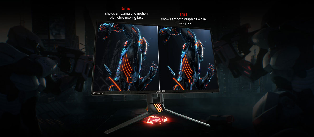 NeweggBusiness - ASUS ROG Swift PG259QN eSports G-SYNC Gaming Monitor 24.5  FHD (1920 x 1080), 360 Hz, Fast IPS, 1 ms (GTG), HDR, NVIDIA ULMB