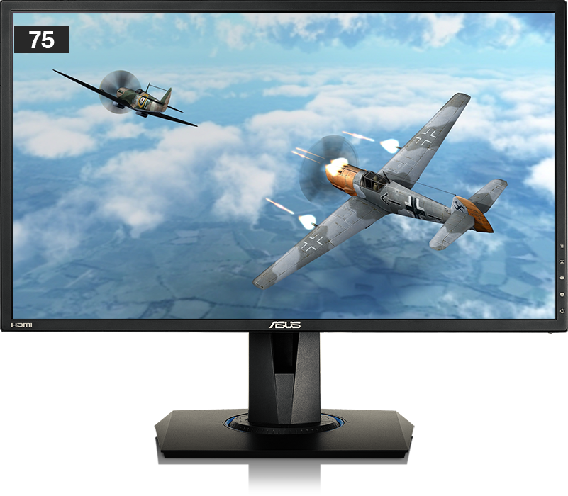 Refurbished: ASUS VG245H Black 24