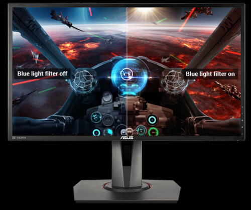 ROG Strix XG258Q Gaming Monitor – 25 inch (24.5 inch viewable) FHD (1920x1080), Native 240Hz, 1ms, Adaptive-Sync(FreeSync™), Asus Aura RGB