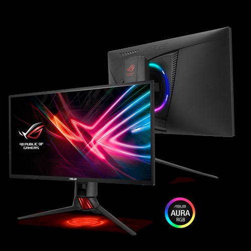 ROG Strix XG258Q Gaming Monitor – 25 inch (24.5 inch viewable) FHD (1920x1080), Native 240Hz, 1ms, Adaptive-Sync(FreeSync™), Asus Aura RGB