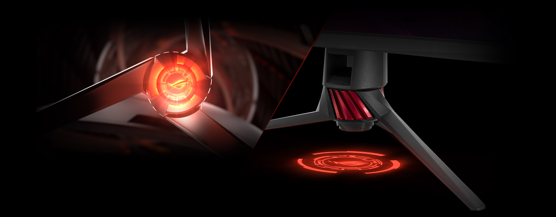 the effect of the bottom of the monitor