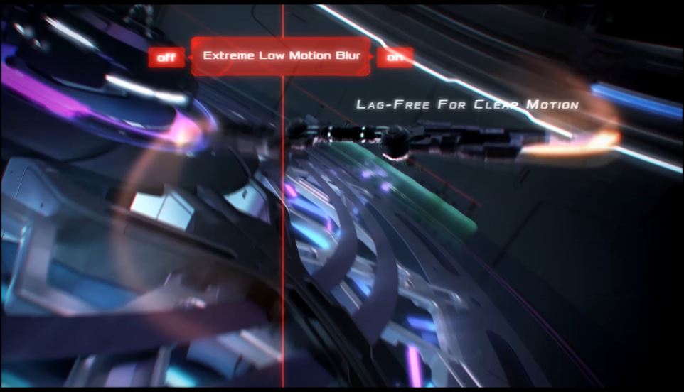 Lightning-fast 1ms (MPRT) response time with ASUS Extreme Low Motion Blur
