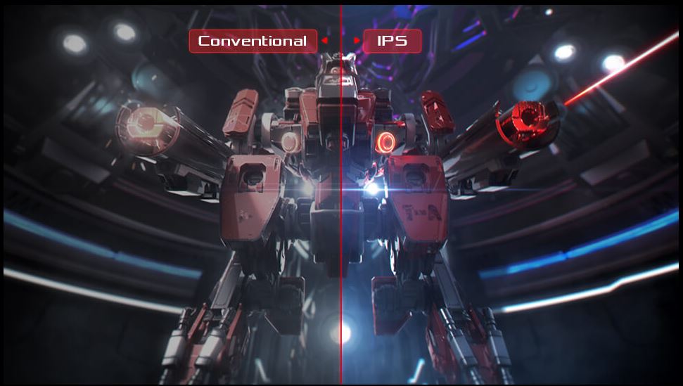 IPS technology for consistent, accurate color