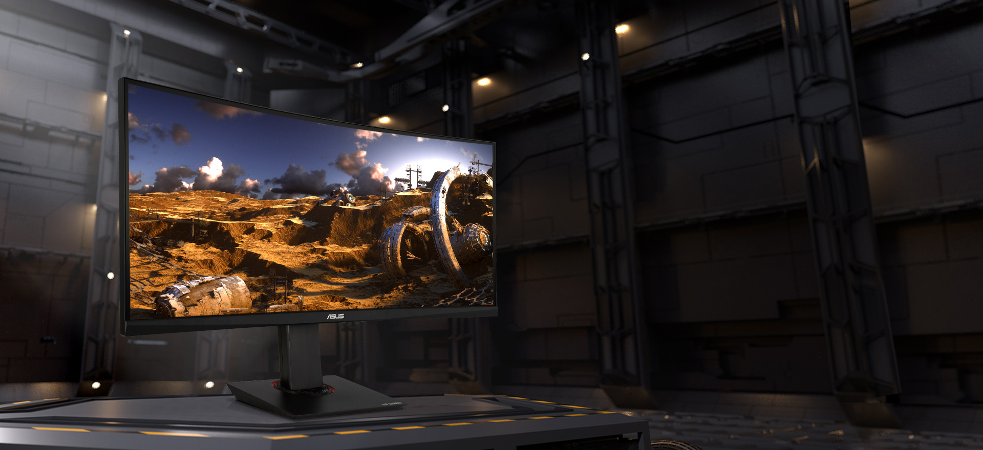 ASUS TUF Gaming VG35VQ Curved Gaming Monitor 35