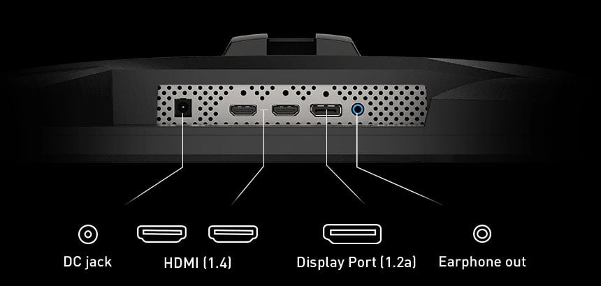 MSI G272, 27 Gaming Monitor, 1920 x 1080 (FHD), IPS, 1ms, 144Hz, FreeSync,  HDMI, Displayport, Tilt