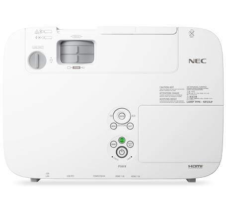 Overhead Shot of the top of the NEC P401W