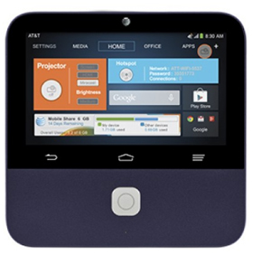 ZTE Spro 2 Smart Projector MF97B (AT&T) Android-powered 5inch touchscreen 4G LTE