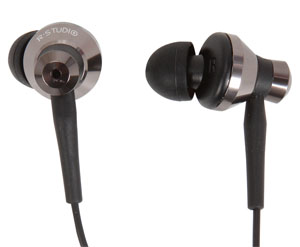 side and rear view of the earbuds