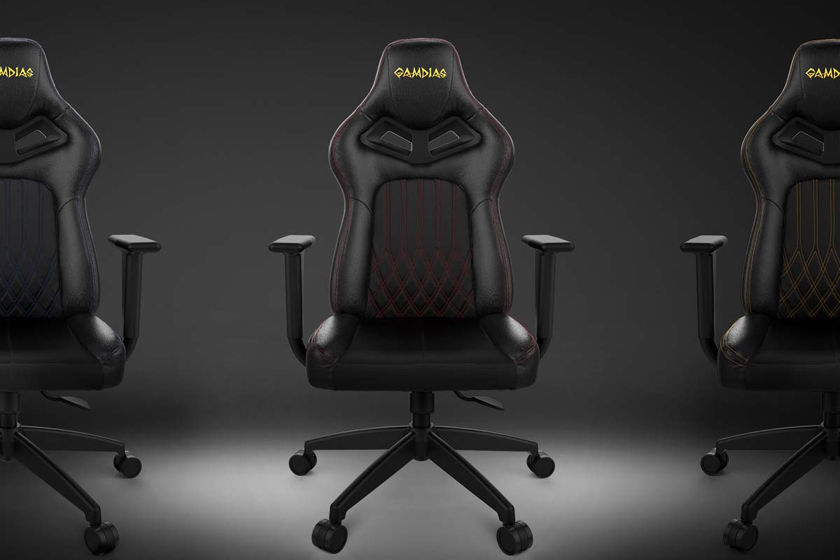 Gamdias Achilles E3 RGB Gaming Chair Red Thread Newegg