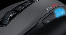 MOUSE BUTTONS AND SCROLL WHEEL WITH EASY-SHIFT [+] TECHNOLOGY