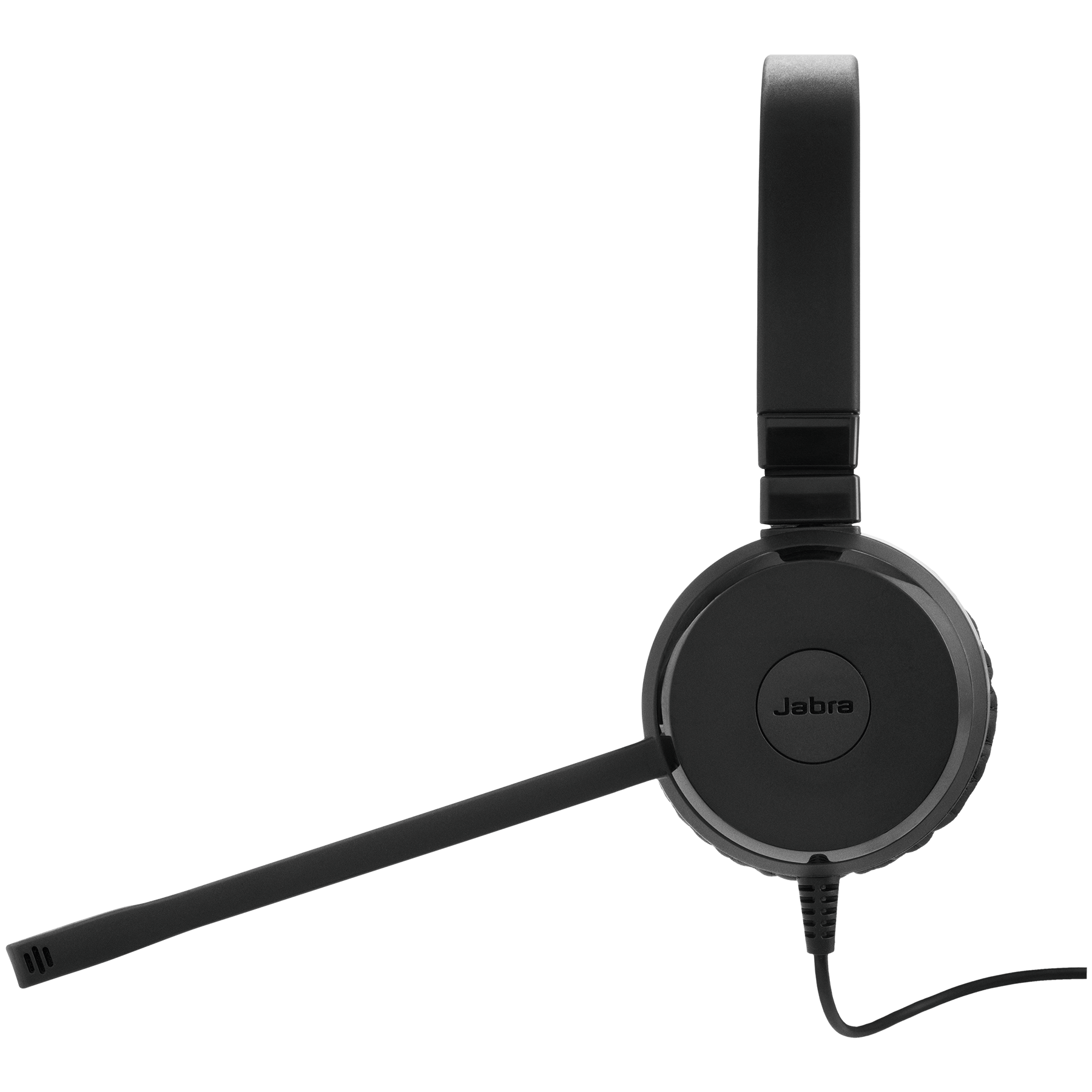 Jabra Evolve 30 headset facing to the left