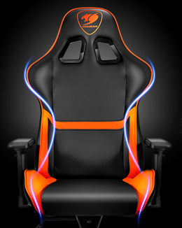 Cougars Armor Chair Orange-CG-CHAIR-ARMOR-ORG - Nology Electronics