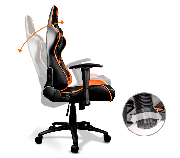 COUGAR Armor One Gaming Chair (Black) ARMOR ONE BLACK B&H Photo