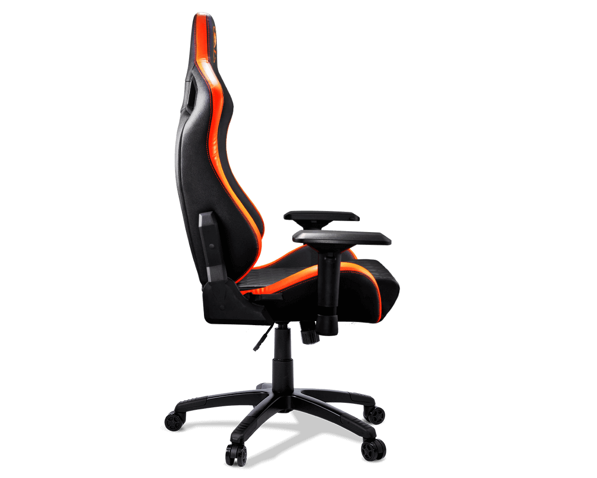 Gaming chair Cougar Armor S black computer, up to 120 kg, PU leather, 4D,  180°