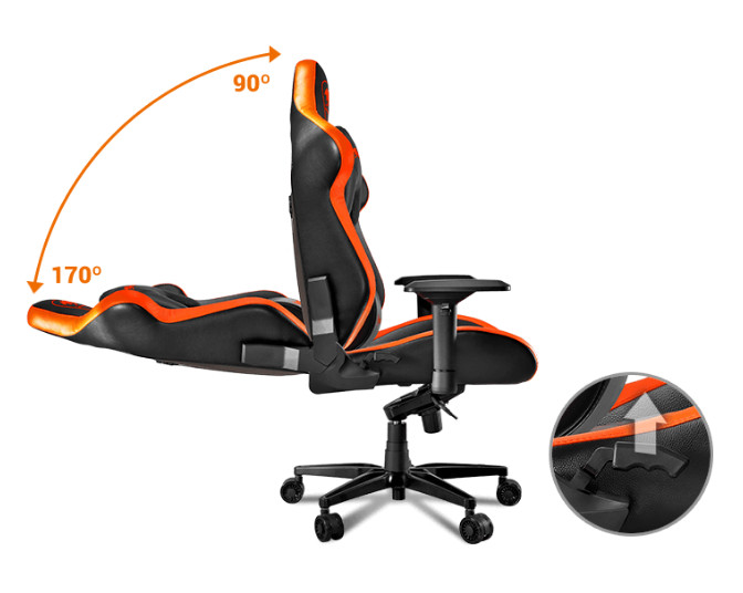 Cougar Armor Titan Pro Gaming Chair - Black/Orange - Armor Titan Pro